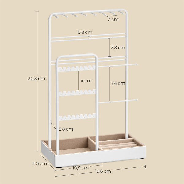 Σταντ Κοσμημάτων (19.6x11.5x30.8) Songmics JJS021W01V1
