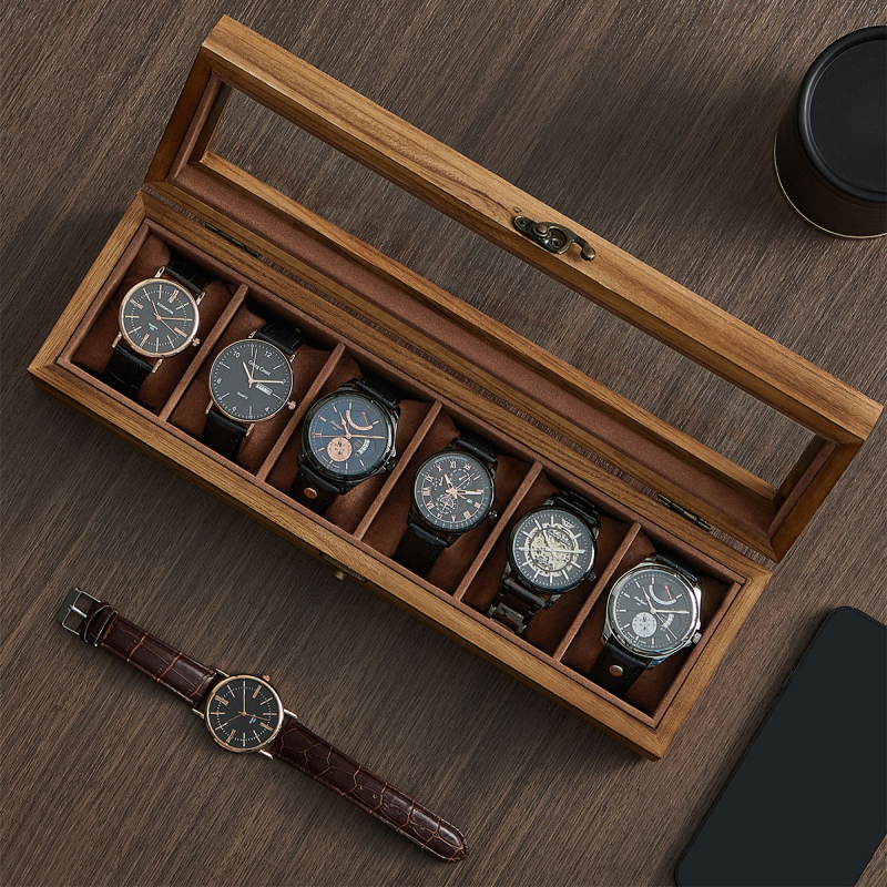 Θήκη Για 6 Ρολόγια (35x10x8.5) Songmics JOW006K01