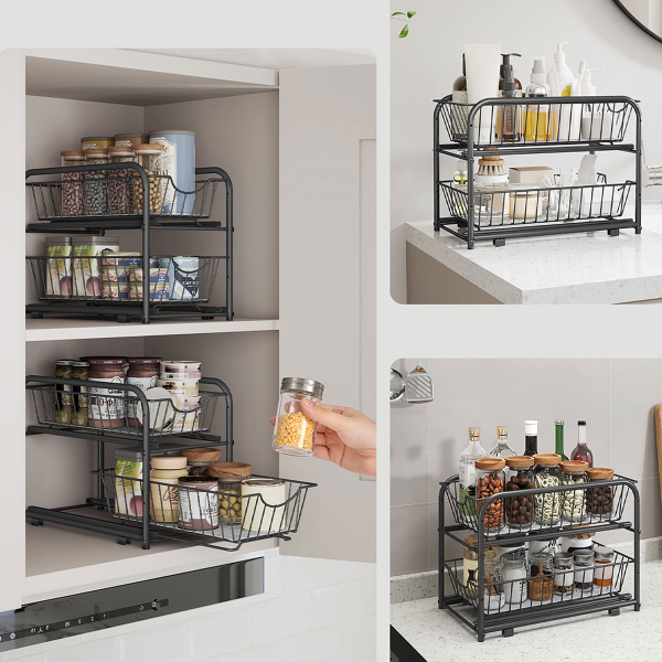 Συρταριέρα Οργάνωσης 2 Θέσεων (21.6x36.5x31.5) Songmics KCS017B01V1