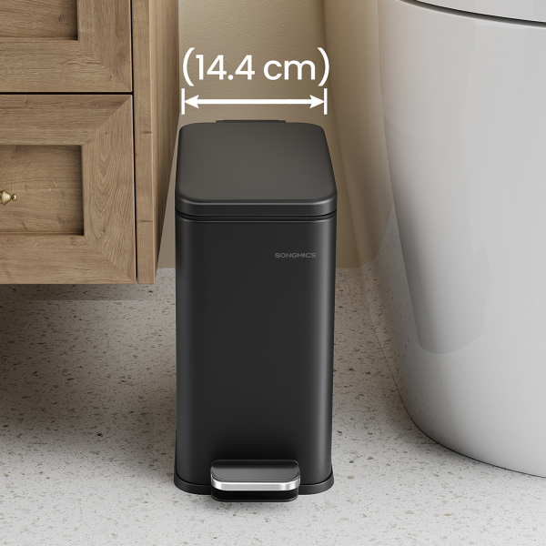 Κάδος Απορριμμάτων Μπάνιου (14.4x29.9x29) Songmics 6lt LTB560B05