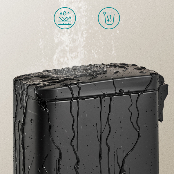 Κάδος Απορριμμάτων Μπάνιου (14.4x29.9x29) Songmics 6lt LTB560B05