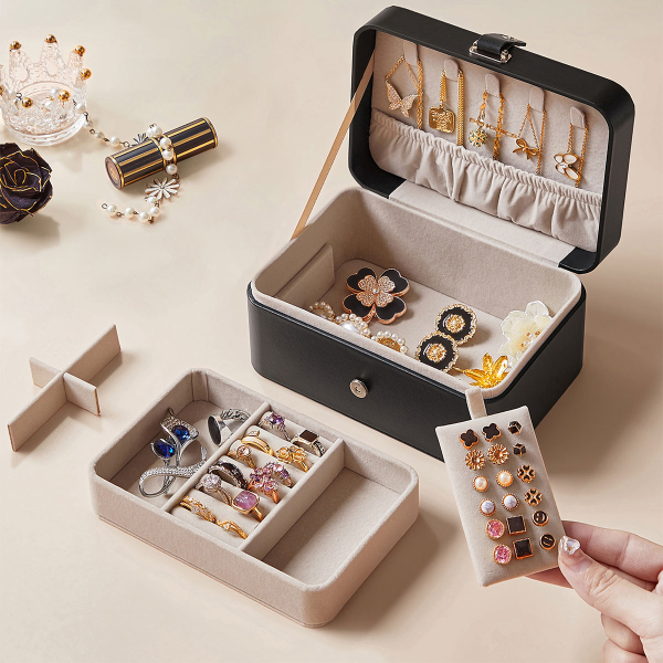 Μπιζουτιέρα Ταξιδίου (16x11.6x7.5) Songmics JBC166B01