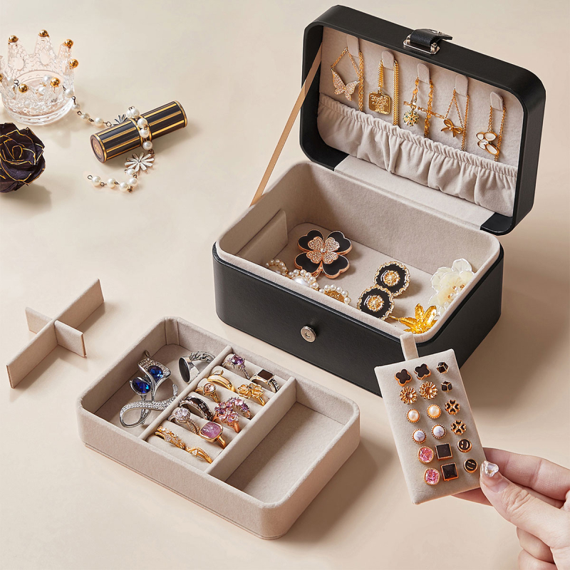 Μπιζουτιέρα Ταξιδίου (16x11.6x7.5) Songmics JBC166B01