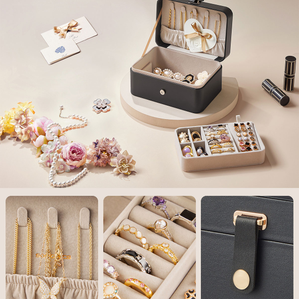 Μπιζουτιέρα Ταξιδίου (16x11.6x7.5) Songmics JBC166B01