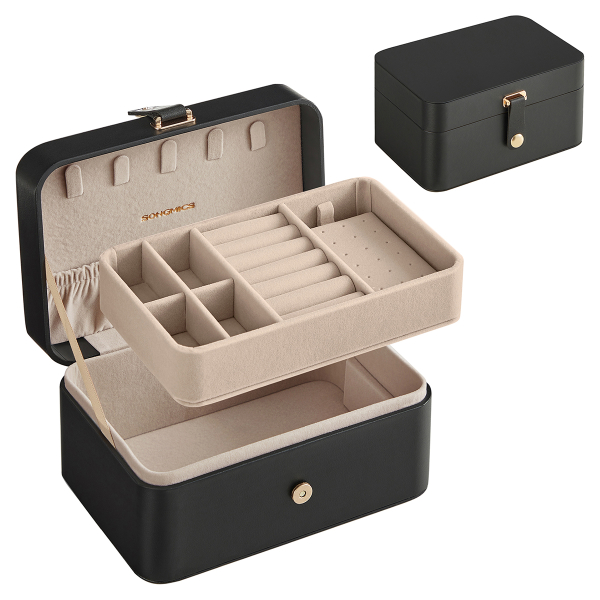 Μπιζουτιέρα Ταξιδίου (16x11.6x7.5) Songmics JBC166B01