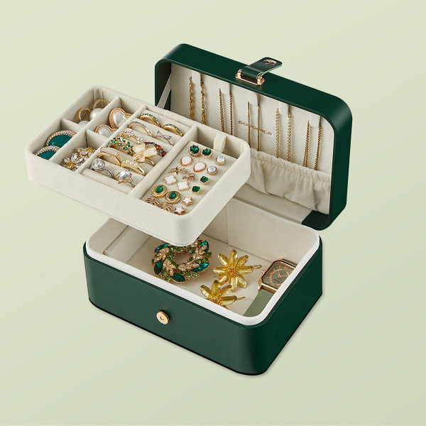 Μπιζουτιέρα Ταξιδίου (16x11.6x7.5) Songmics JBC166C01