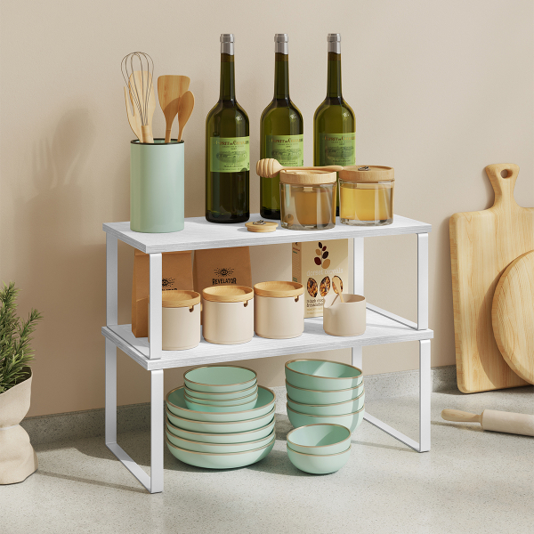 Ράφια Οργάνωσης (Σετ 2τμχ) Songmics KCS025W01