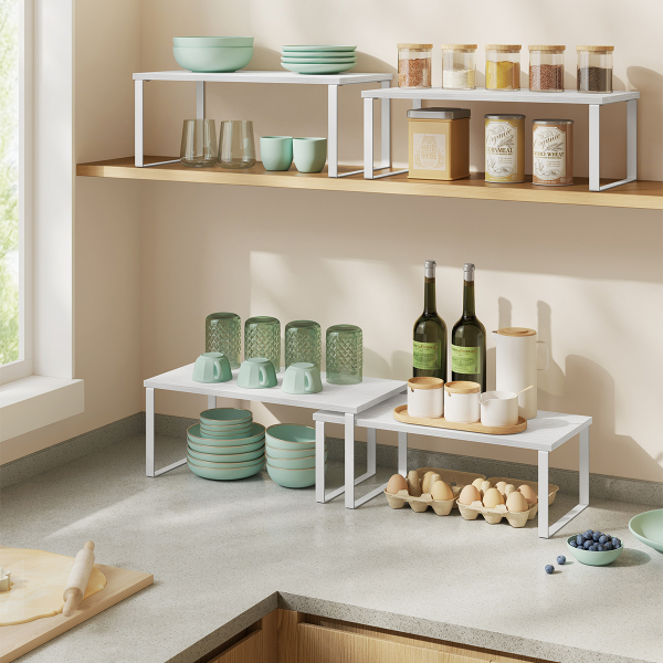 Ράφια Οργάνωσης (Σετ 2τμχ) Songmics KCS025W01