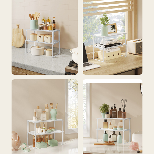 Ράφια Οργάνωσης (Σετ 2τμχ) Songmics KCS025W01