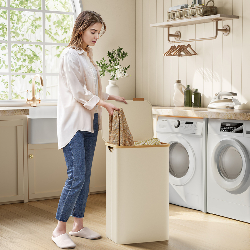 Καλάθι Απλύτων (42x32x70.5) Songmics LCB509W01V1