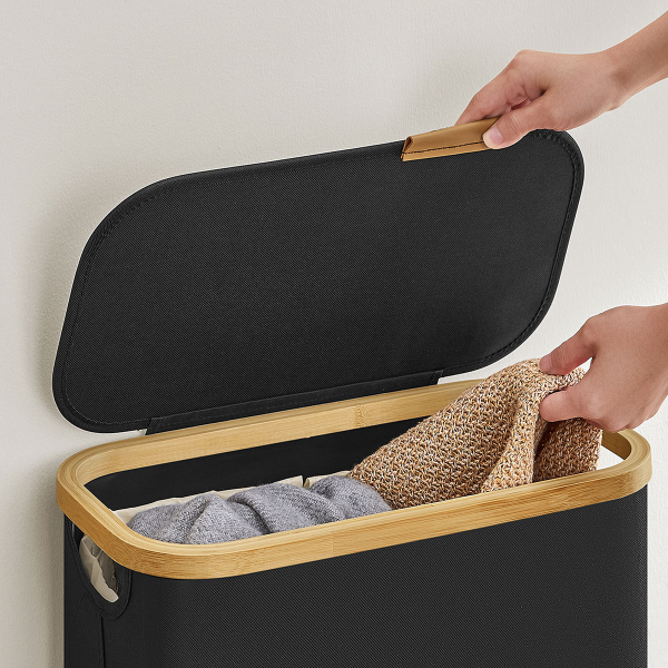 Καλάθι Απλύτων (42x22.5x70.5) Songmics LCB506B01V1