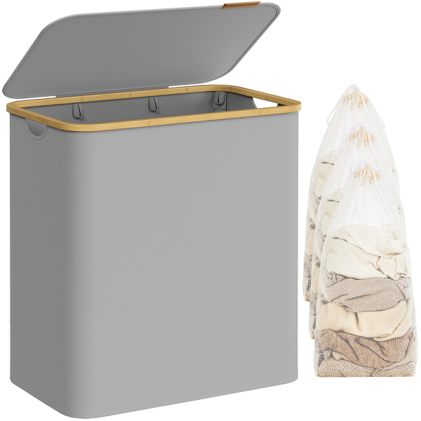 Καλάθι Απλύτων 3 Θέσεων (60x38.5x70.5) Songmics LCB515G01V1