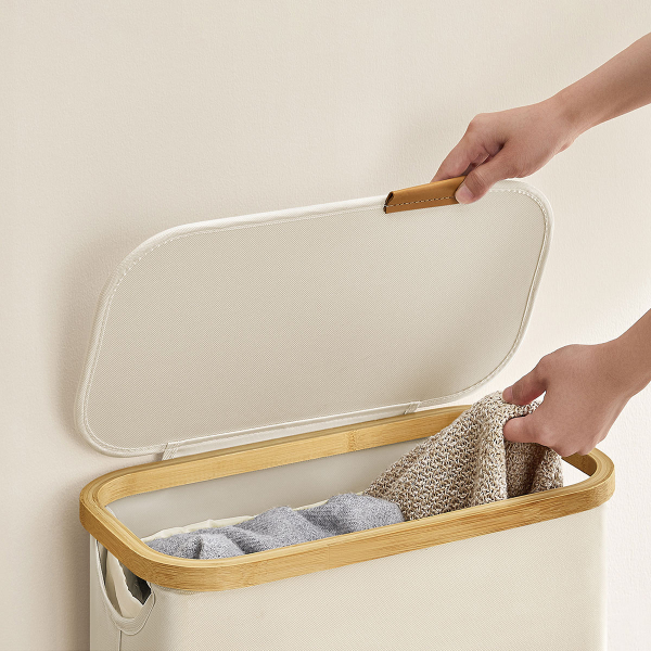 Καλάθι Απλύτων (42x22.5x70.5) Songmics LCB506W01V1