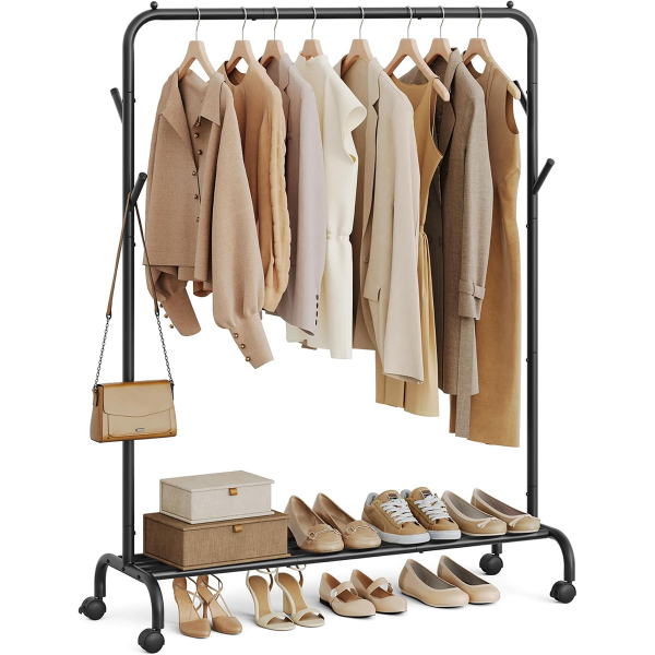 Κρεμάστρα Δαπέδου 155εκ. Τροχήλατη Songmics HSR131B01