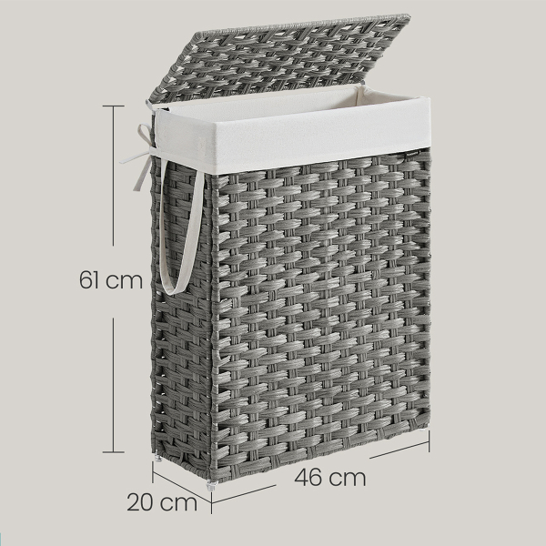 Καλάθι Απλύτων (46x20x61) Songmics LCB164G01