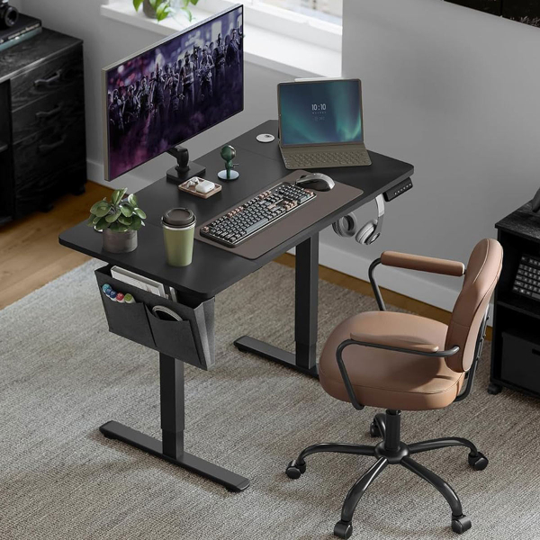 Ηλεκτρικό Γραφείο (120x60x72/120) Με Ρυθμιζόμενο Ύψος Songmics LSD132BZ02