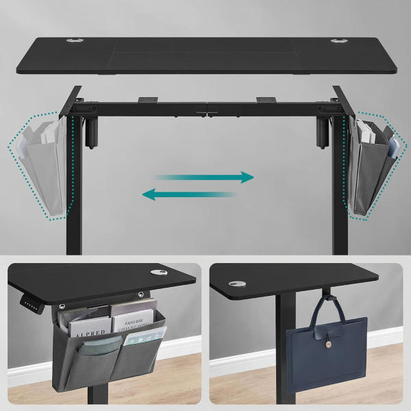 Ηλεκτρικό Γραφείο (120x60x72/120) Με Ρυθμιζόμενο Ύψος Songmics LSD132BZ02