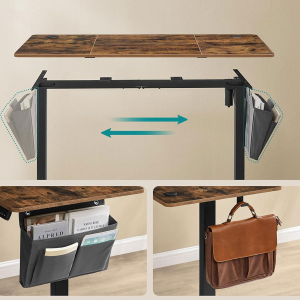 Ηλεκτρικό Γραφείο (140x60x72/120) Με Ρυθμιζόμενο Ύψος Songmics LSD134KD04