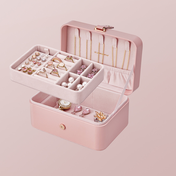 Μπιζουτιέρα Ταξιδίου (16x11.6x7.5) Songmics JBC166R01