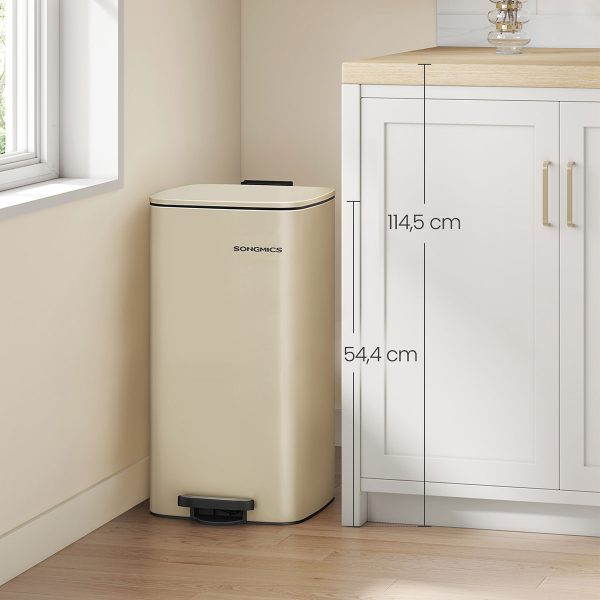 Κάδος Απορριμμάτων (28.5x34x54.4) Songmics 30lt LTB593A02