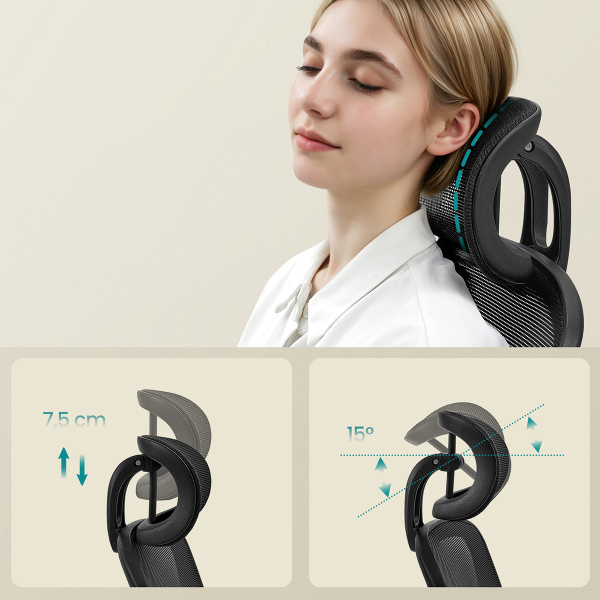 Καρέκλα Γραφείου (64x64x130) Songmics OBN047B01