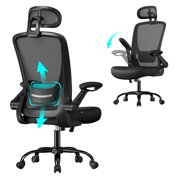 Καρέκλα Γραφείου (64x64x130) Songmics OBN047B01