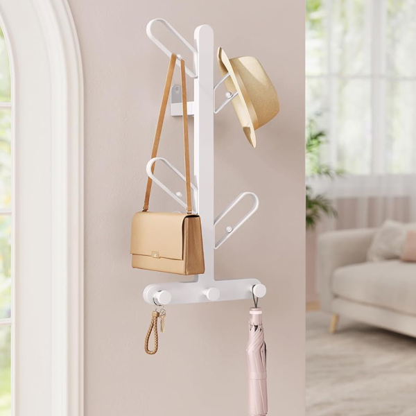 Κρεμάστρα Τοίχου 7 Θέσεων (19x13x41) Songmics RCR035W01