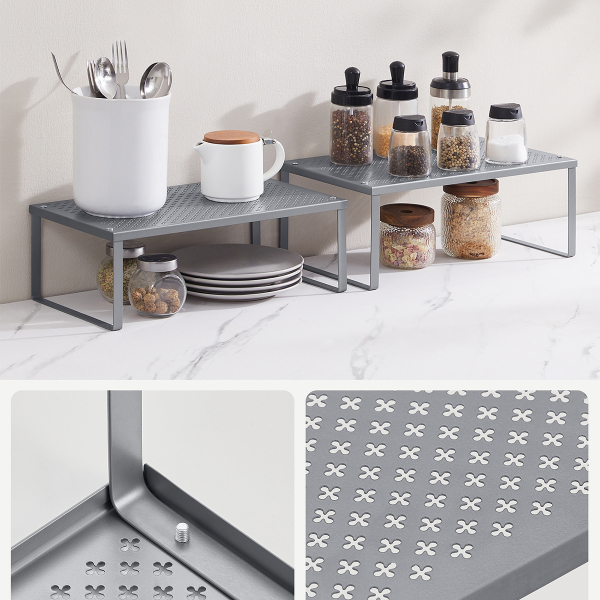 Ράφια Οργάνωσης (Σετ 2τμχ) Songmics KCS401G01