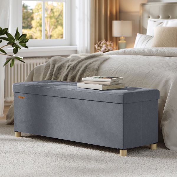 Ταμπουρέ Με Αποθηκευτικό Χώρο (110x38x40) Songmics LSF0518G02