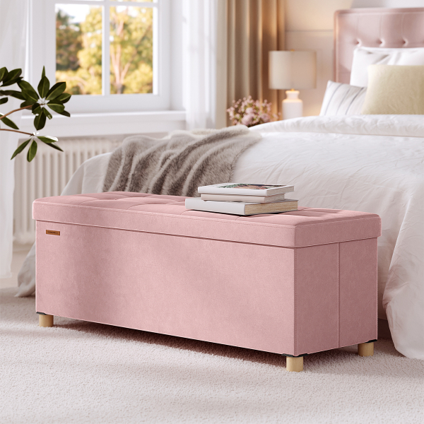 Ταμπουρέ Με Αποθηκευτικό Χώρο (110x38x40) Songmics LSF0518R02