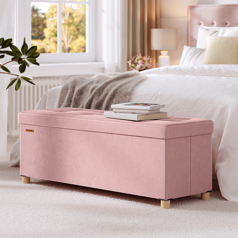 Ταμπουρέ Με Αποθηκευτικό Χώρο (110x38x40) Songmics LSF0518R02