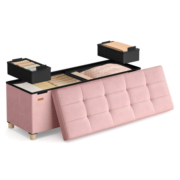 Ταμπουρέ Με Αποθηκευτικό Χώρο (110x38x40) Songmics LSF0518R02