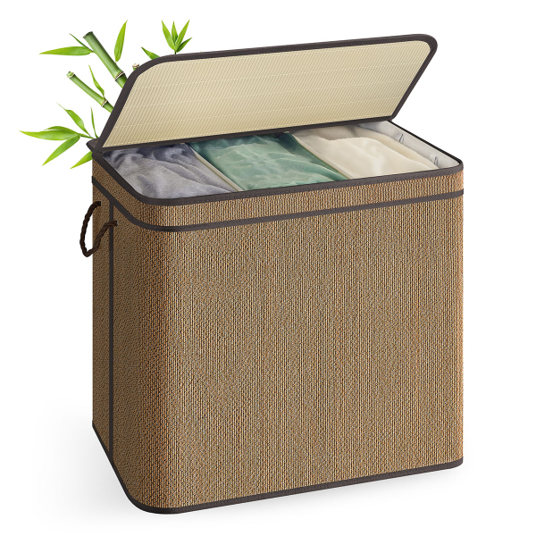 Καλάθι Απλύτων 3 Θέσεων (67x44x61) Songmics LCB069K01