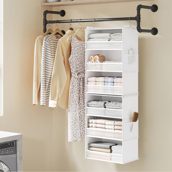 Κρεμαστή Θήκη Αποθήκευσης Ρούχων 6 Θέσεων (40x30x133) Songmics RCH007W01