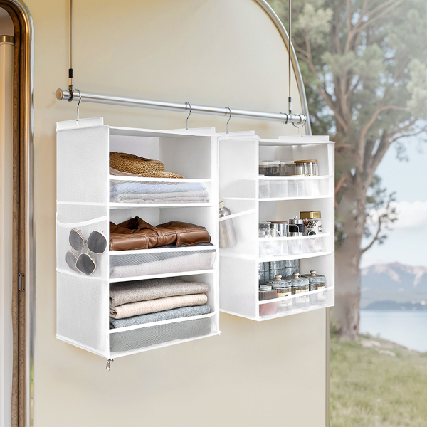 Κρεμαστή Θήκη Αποθήκευσης Ρούχων 6 Θέσεων (40x30x133) Songmics RCH007W01