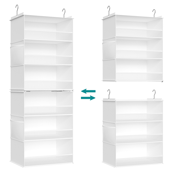 Κρεμαστή Θήκη Αποθήκευσης Ρούχων 6 Θέσεων (40x30x133) Songmics RCH007W01