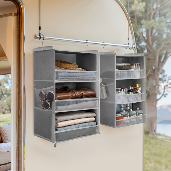 Κρεμαστή Θήκη Αποθήκευσης Ρούχων 6 Θέσεων (40x30x133) Songmics RCH007G01