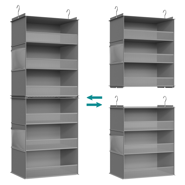 Κρεμαστή Θήκη Αποθήκευσης Ρούχων 6 Θέσεων (40x30x133) Songmics RCH007G01