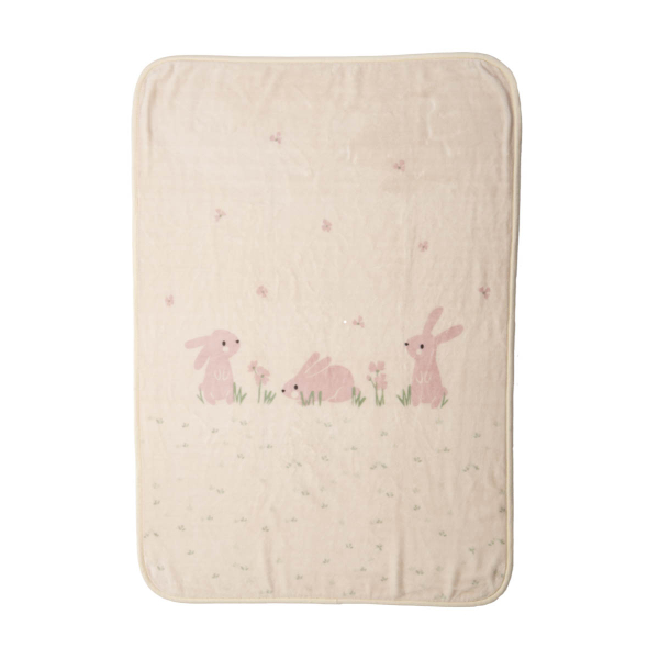 Κουβέρτα Βελουτέ Αγκαλιάς (75x100) Nef-Nef Homeware Baby Country Bunny