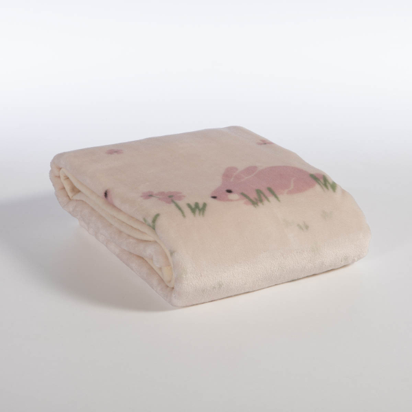Κουβέρτα Βελουτέ Αγκαλιάς (75x100) Nef-Nef Homeware Baby Country Bunny