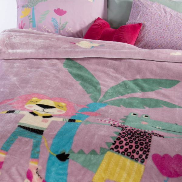 Κουβέρτα Βελουτέ Μονή (160x220) Nef-Nef Homeware Junior Roller Friends