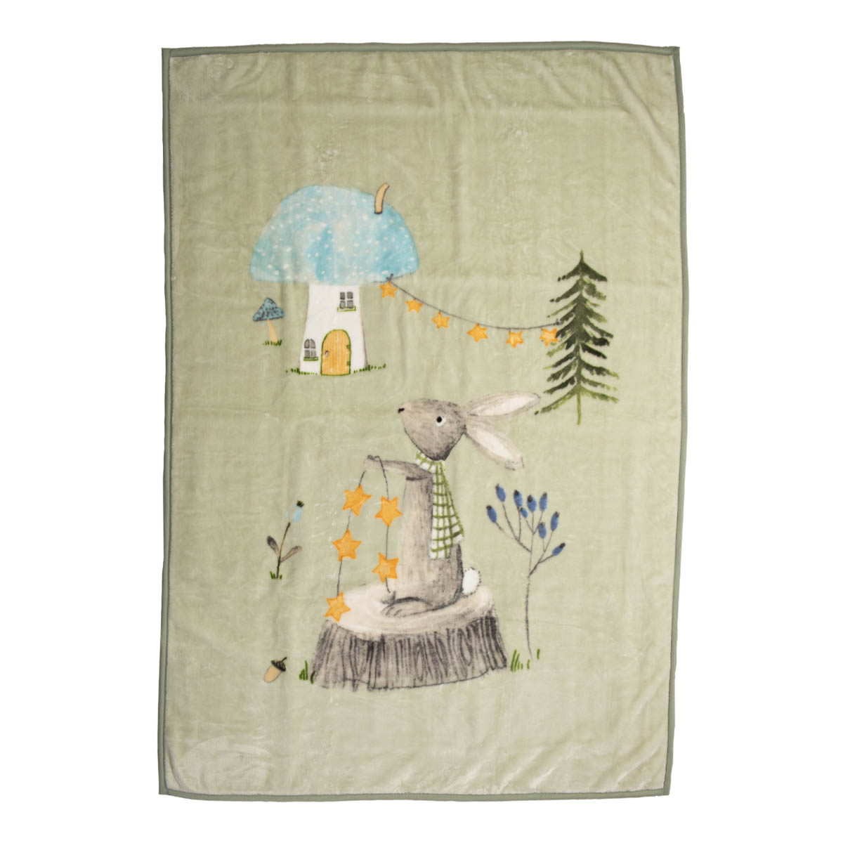 Κουβέρτα Βελουτέ Μονή (160x220) Nef-Nef Homeware Junior Woodland Party φωτογραφία