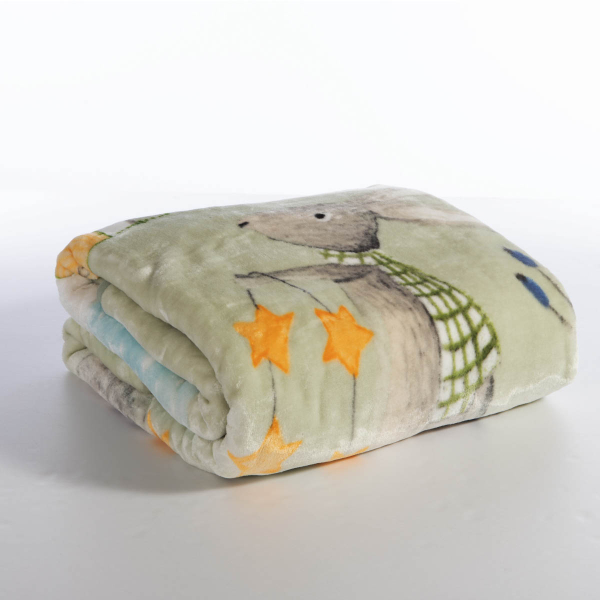Κουβέρτα Βελουτέ Μονή (160x220) Nef-Nef Homeware Junior Woodland Party