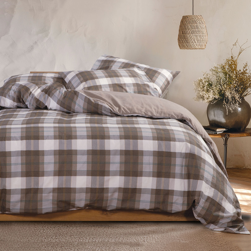 Σεντόνια Μονά (Σετ) Nef-Nef Homeware Smart Racket Golden Brown