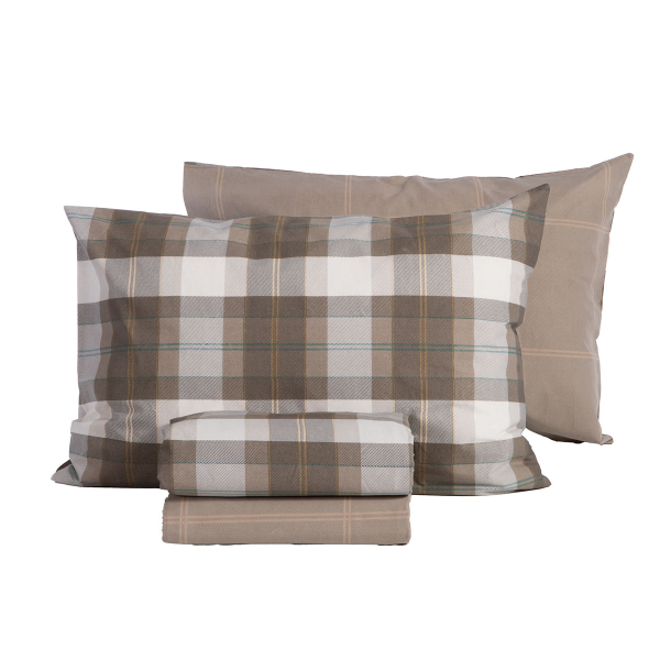 Σεντόνια Μονά (Σετ) Nef-Nef Homeware Smart Racket Golden Brown