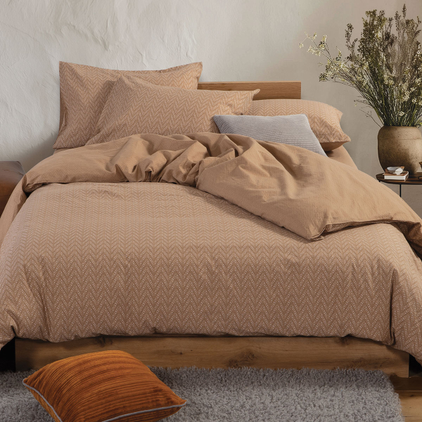 Σεντόνια Μονά (Σετ) Nef-Nef Homeware Smart Suspen Caramel