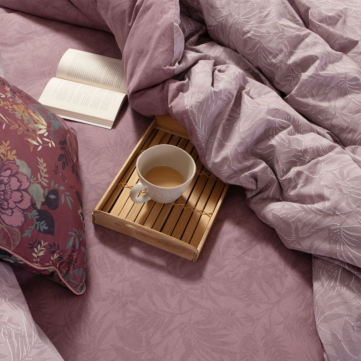 Σεντόνια Μονά (Σετ) Nef-Nef Homeware Smart Dazier Mauve Χωρις Λαστιχο 170X270 Home Λευκά Είδη Κρεβατοκάμαρας Spitishop