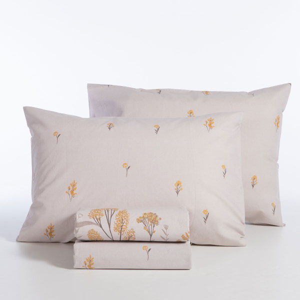 Σεντόνια Διπλά (Σετ) Nef-Nef Homeware Smart Fragesca Grey