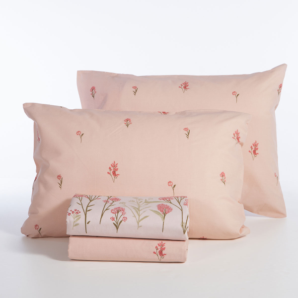 Σεντόνια Διπλά (Σετ) Nef-Nef Homeware Smart Fragesca Ecru