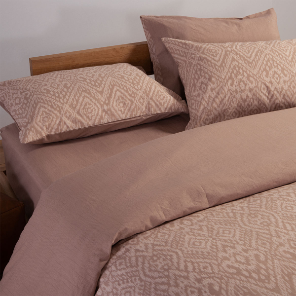 Σεντόνια Υπέρδιπλα (Σετ) Nef-Nef Homeware Smart Orion Beige